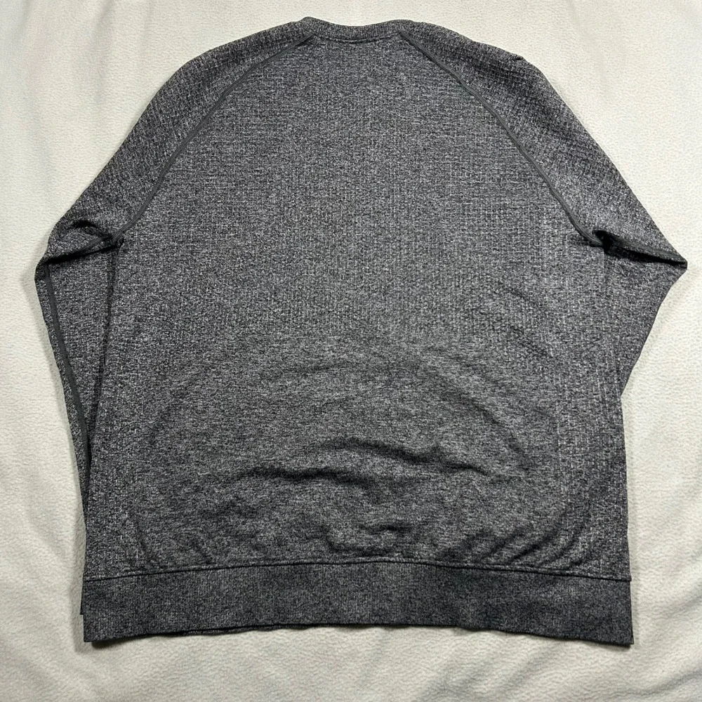 Lululemon Metal Vent Tech Shirt Mens XL Grey Long Sleeve Seamless Pullover READ